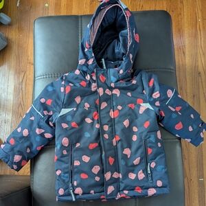 H&M Kids Puffer Jacket - Navy and Pink